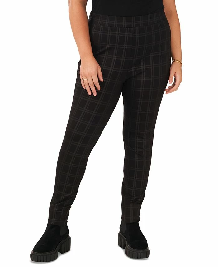 Vince Camuto Plus Size Plaid Leggings 1 Vince Camuto Plus Size Plaid Leggings