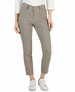 Tommy Hilfiger Women's Tribeca Skinny-Ankle Check Pants