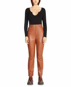 Steve Madden Women's Josie Faux-Leather Pants