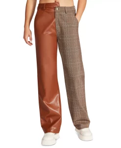 Steve Madden Women's Mackenzie Mixed-Media Pants -VINCE CAMUTO Shop 22523923 fpx