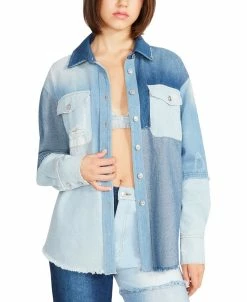 Steve Madden Women's Kylie Colorblocked Shacket