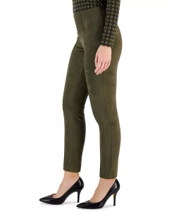 Anne Klein Hollywood Faux Suede Front-Seam Pants -VINCE CAMUTO Shop 22526020 fpx