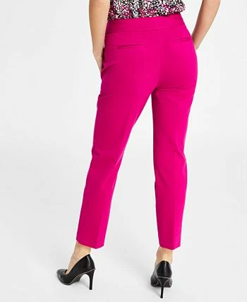 Bar III Women's Straight Leg High-Rise Ankle Pants, Created For Macy's 2 Bar III Women's Straight Leg High-Rise Ankle Pants, Created For Macy's - Image 2