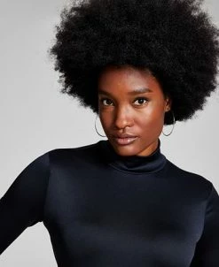 And Now This Women's Mock-Turtleneck Long-Sleeve Bodysuit -VINCE CAMUTO Shop 22576516 fpx