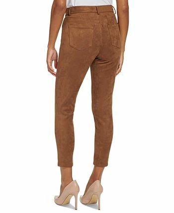 Tommy Hilfiger Faux Suede Mid Rise Skinny Ankle Pants 2 Tommy Hilfiger Faux Suede Mid Rise Skinny Ankle Pants - Image 2