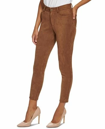 Tommy Hilfiger Faux Suede Mid Rise Skinny Ankle Pants 3 Tommy Hilfiger Faux Suede Mid Rise Skinny Ankle Pants - Image 3
