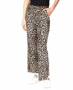 Michael Kors Women's Cheetah Flared Pull-On Pants
