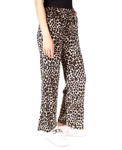 Michael Kors Women's Cheetah Flared Pull-On Pants -VINCE CAMUTO Shop 22607668 fpx