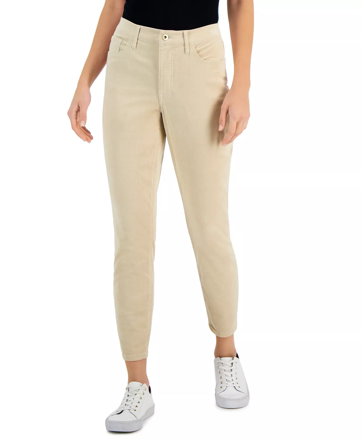 Tommy Hilfiger Women's Corduroy Skinny Ankle Pants 2 Tommy Hilfiger Women's Corduroy Skinny Ankle Pants - Image 2