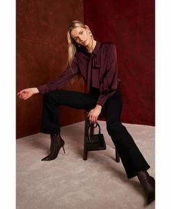 CeCe Women's Long Sleeve Button-Up Bow Blouse -VINCE CAMUTO Shop 22724127 fpx