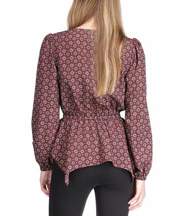 Michael Kors Foulard-Print Handkerchief-Hem Top 2 Michael Kors Foulard-Print Handkerchief-Hem Top - Image 2