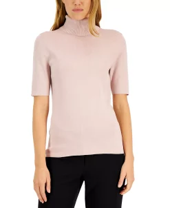 Anne Klein Women's Half-Sleeve Turtleneck Top -VINCE CAMUTO Shop 22733277 fpx
