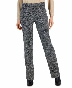 Anne Klein Women's Jacquard Flare-Leg Pants