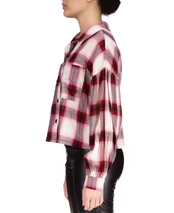 Sanctuary Plaid Flannel Button Down Top -VINCE CAMUTO Shop 22779718 fpx