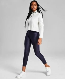 And Now This Woman's Coated Frayed Hem Skinny Denim Jeans 8 And Now This Woman's Coated Frayed Hem Skinny Denim Jeans -VINCE CAMUTO Shop 22793372 fpx