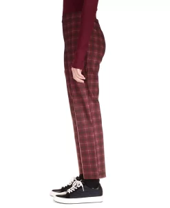 Sanctuary Carnaby Cotton Plaid Kick Crop Pants -VINCE CAMUTO Shop 22795220 fpx