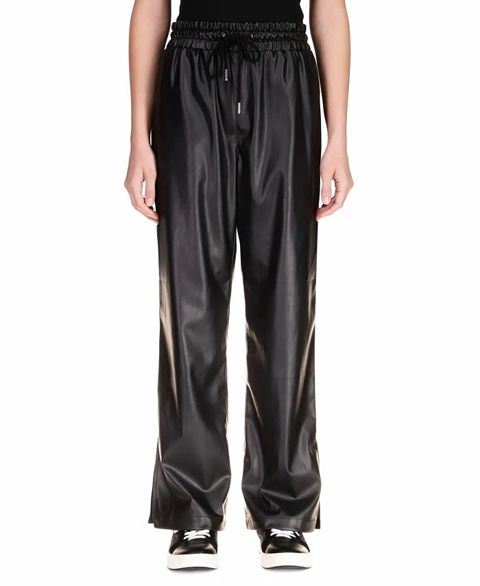 Sanctuary Morgan Faux Leather Straight Leg Pants 1 Sanctuary Morgan Faux Leather Straight Leg Pants
