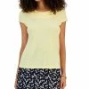 Kasper Women's Cowl-Neck Short-Sleeve Top