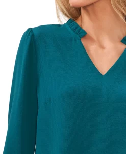CeCe Ruffle-Sleeve Top -VINCE CAMUTO Shop 22834157 fpx