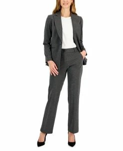 Kasper Women's Faux-Fly Pull-On Wide-Leg Pants -VINCE CAMUTO Shop 22855193 fpx