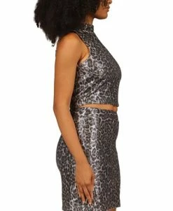 Michael Kors Women's Sequined Cropped Tank Top -VINCE CAMUTO Shop 22883962 fpx