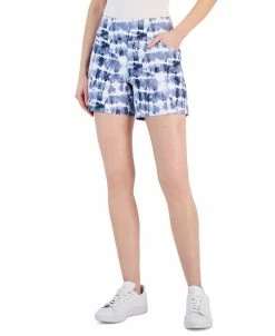INC International Concepts Women's Mid Rise Tie-Dyed Shorts, Created For Macy's