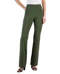 INC International Concepts Women's High-Rise Pull-On Flare-Leg Pants, Created For Macy's -VINCE CAMUTO Shop 22979389 fpx