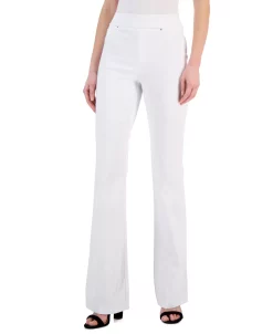 INC International Concepts Women's High-Rise Pull-On Flare-Leg Pants, Created For Macy's -VINCE CAMUTO Shop 22979399 fpx