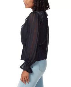 Sam Edelman Women's Vermont Ruffled-Collar Peplum Blouse -VINCE CAMUTO Shop 22981023 fpx