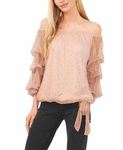 Vince Camuto Women's Off The Shoulder Balloon-Sleeve Top