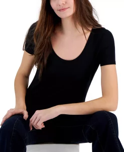 INC International Concepts Women's Scoop-Neck T-Shirt, Created For Macy's -VINCE CAMUTO Shop 22986925 fpx