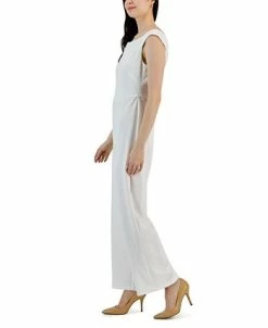 Connected Women's Scuba Crepe Sleeveless Wide-Leg Jumpsuit -VINCE CAMUTO Shop 22996145 fpx