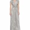 Vince Camuto Women's Metallic Twist-Front Jumpsuit