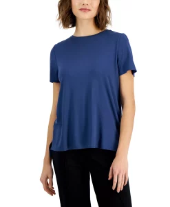 Alfani Women's Crewneck T-Shirt, Created For Macy's