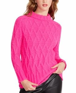 Steve Madden Women's Olive Cable-Knit Pullover Sweater -VINCE CAMUTO Shop 23022018 fpx