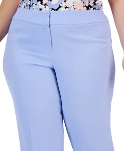 Kasper Plus Size Stretch Crepe Mid-Rise Ankle Pants 11 Kasper Plus Size Stretch Crepe Mid-Rise Ankle Pants -VINCE CAMUTO Shop 23046001 fpx