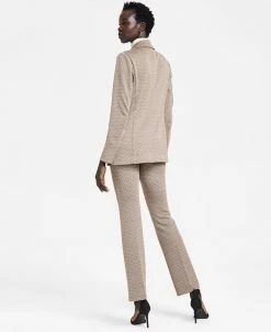 Anne Klein Women's Chevron Pull-On Bootcut Pants -VINCE CAMUTO Shop 23151455 fpx