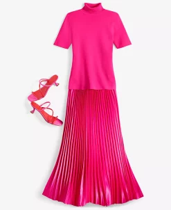 Anne Klein Women's Half-Sleeve Turtleneck Top -VINCE CAMUTO Shop 23158459 fpx