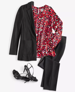 Anne Klein Women's Fly-Front High-Rise Pleated Pants -VINCE CAMUTO Shop 23158463 fpx