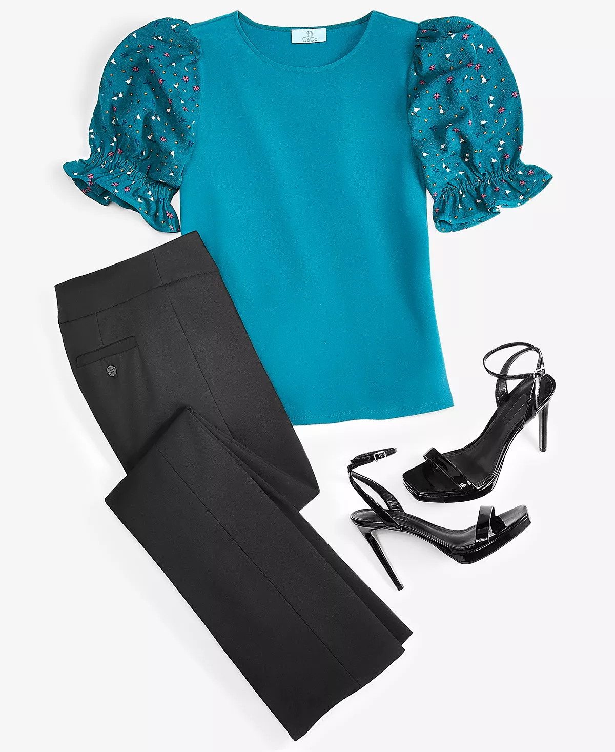 CeCe Slim Bootcut Pants 8 CeCe Slim Bootcut Pants - Image 8