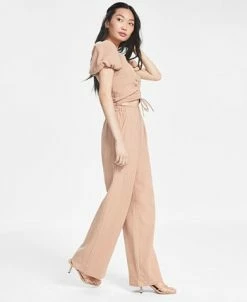 And Now This Women's Textured High-Rise Pull-On Pants -VINCE CAMUTO Shop 23166671 fpx