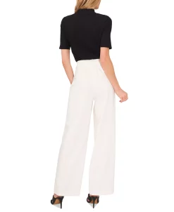 Vince Camuto Women's Solid-Color Pintuck Wide-Leg Trousers -VINCE CAMUTO Shop 23186126 fpx