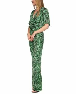 Michael Kors Women's Zebra-Print Tie Jumpsuit 7 Michael Kors Women's Zebra-Print Tie Jumpsuit -VINCE CAMUTO Shop 23261878 fpx
