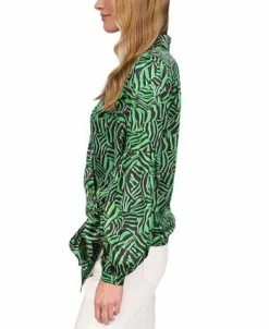 Michael Kors Women's Zebra-Print Wrap Top 7 Michael Kors Women's Zebra-Print Wrap Top -VINCE CAMUTO Shop 23261956 fpx