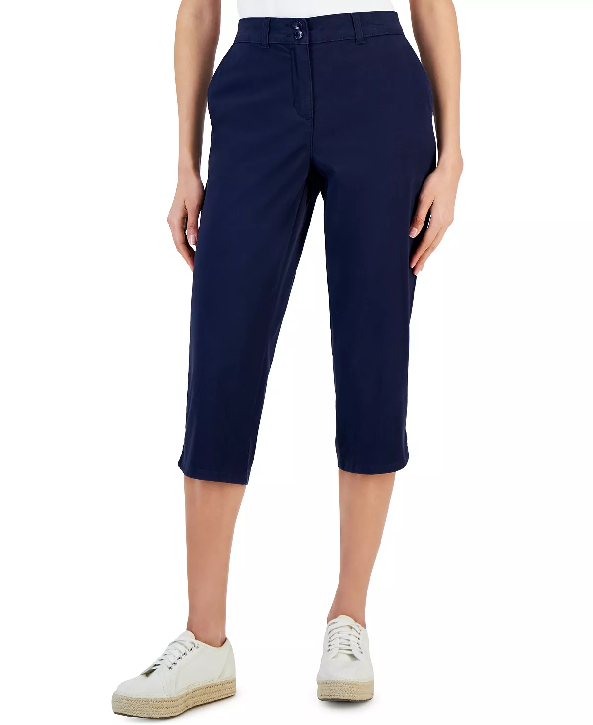 Karen Scott Women's Comfort Waist Capri Pants, Created For Macy's 8 Karen Scott Women's Comfort Waist Capri Pants, Created For Macy's - Image 8