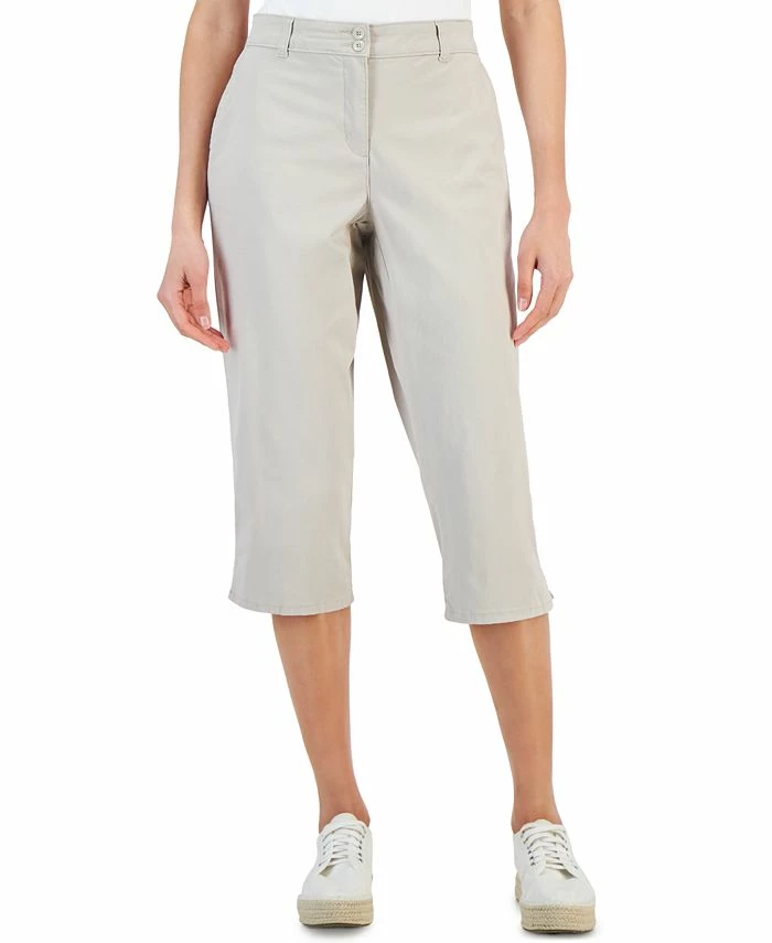 Karen Scott Women's Comfort Waist Capri Pants, Created For Macy's 1 Karen Scott Women's Comfort Waist Capri Pants, Created For Macy's