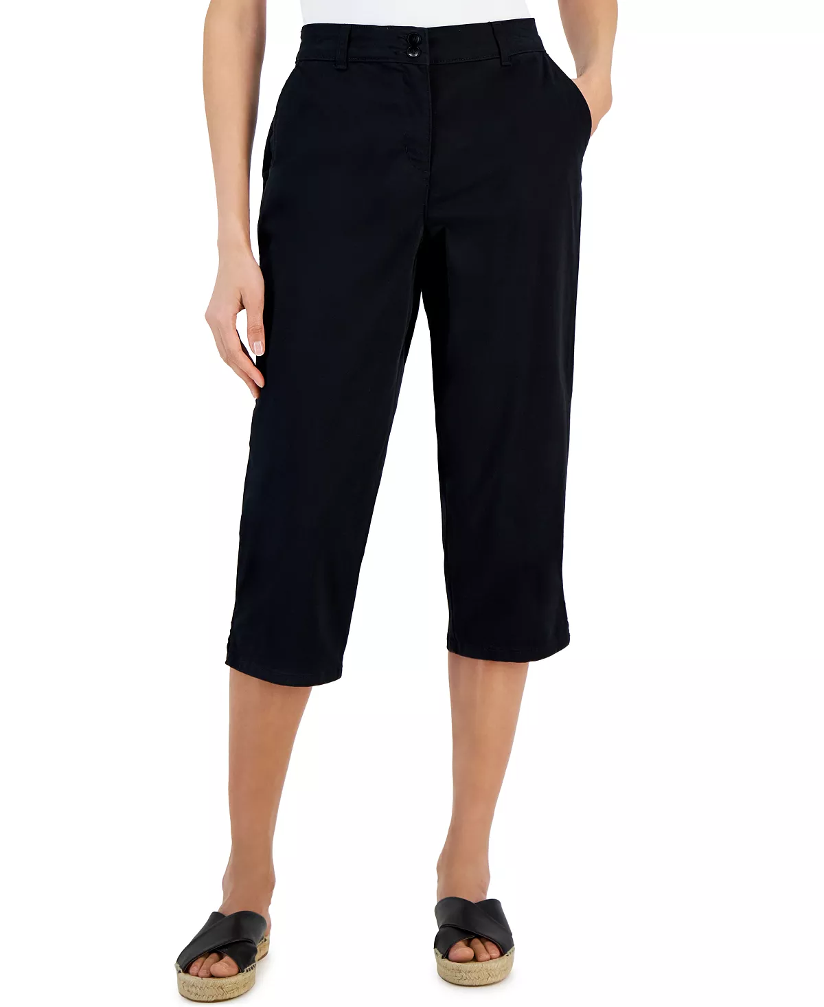 Karen Scott Women's Comfort Waist Capri Pants, Created For Macy's 5 Karen Scott Women's Comfort Waist Capri Pants, Created For Macy's - Image 5