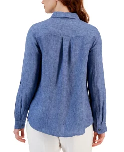 Charter Club Women's Linen Shirt, Created For Macy's 14 Charter Club Women's Linen Shirt, Created For Macy's -VINCE CAMUTO Shop 23379458 fpx