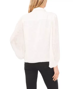 CeCe Women's Floral Button-Down Blouse -VINCE CAMUTO Shop 23405508 fpx