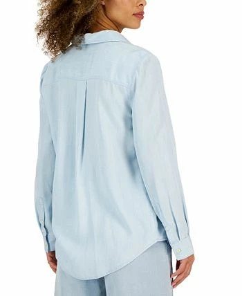 Style & Co Women's Button-Up Perfect Long-Sleeve Shirt, Created For Macy's 2 Style & Co Women's Button-Up Perfect Long-Sleeve Shirt, Created For Macy's - Image 2